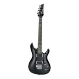 Guitarra Eléctrica Ibanez Joe Satriani Js100 De Tilo Negro Con Diapasón De Palisandro