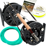 Combo De Fly Waterdog Brown G Linea 5/6 + Linea Pesca