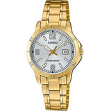 Reloj Casio Ltpv004 Mujer Acero Inoxidable Fechador