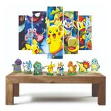 Pokémon Kit 6 Displays + Quadro Mosaico