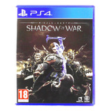Middle Earth Shadow Of War Juego Ps4 Ps5 Warner Brothers