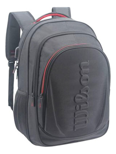 Mochila Wilson Original Porta Notebook Usb Tapa Dura Cuot!