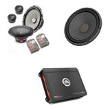 Subwoofer Stage122d+set De Medios 165as+amplificador Db Driv