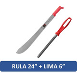 Kit Machete Rula Tiburon + Lima 6'' Bellota