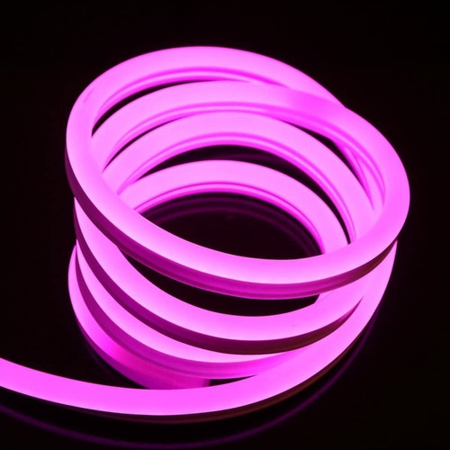 Manguera Luces Neon Led Flexible Color Fijo 5 Mts Ip65