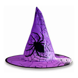 Serie De Luces Led Halloween 8 Sombreros De Bruja
