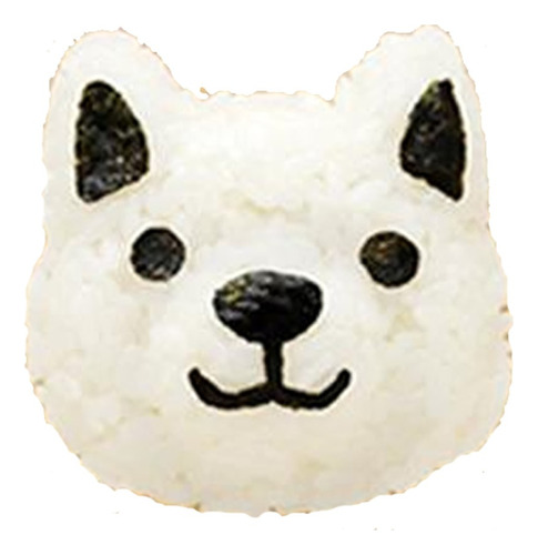 Molde Para Arroz Onigiri O Sushi Forma De Cara De Perritos