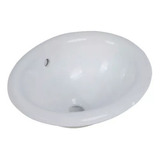 Bacha Para Baño Sobre Mesada Porcelana Piazza Blanco S009 