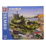 Tanque Para Armar Con Figura De Guerra - 105427 - Dgl Games