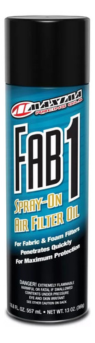 Aceite Filtro Aire Aerosol Spray Maxima Fab1 557ml Sintetico