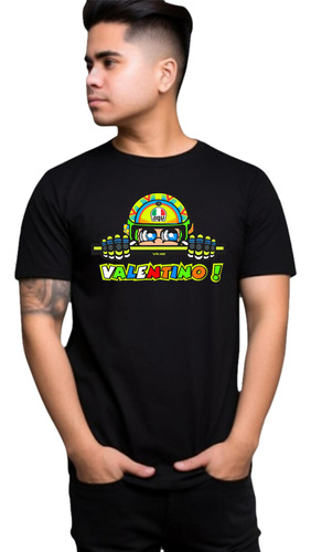 Camiseta Camisa Yamaha Valentino Rossi T-shirt Motogp 46 Uv