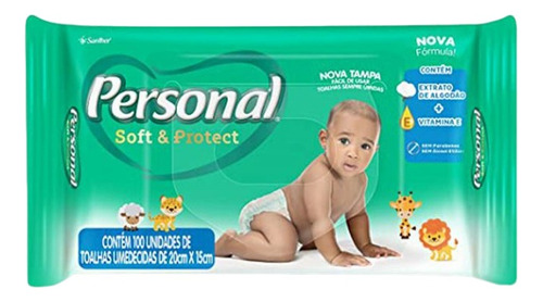 Toalhas Umedecidas Personal Soft & Protect Em Pacote 1000un