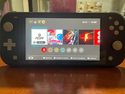 Nintendo Switch Lite 256gb Con Cuenta Con Juegos