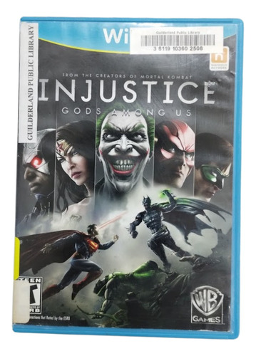 Injustice: Gods Among Us Juego Original Nintendo Wiiu