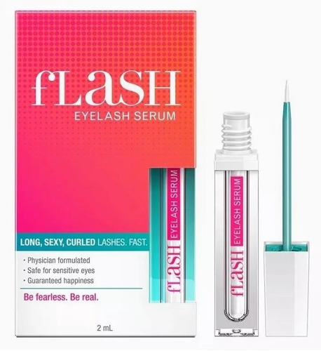 Flash Lash Avanzado Delineador Luce Pestañas Largas Y Densas