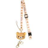 San-x Llavero Con Correa Para El Cuello Rilakkuma