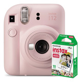 Cámara Instantánea Fujifilm Instax Mini 12 + 10 Películas Rosa