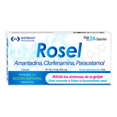 Rosel Cápsulas 50\u002F3\u002F300 Mg, 24 Cápsulas | MercadoLibre