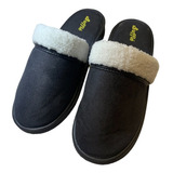 Pantuflas Mujer Suffle Corderito Polar Invierno Abrigada