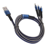 Cable De Carga Múltiple 3 En 1, Cargador Tipo C/para Ios/mic