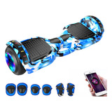 Patineta Eléctrica Hoverboard Con Bluetooth Luces Led