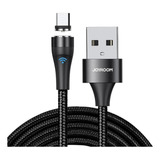 Cable Carga Joyroom S-1021x1 Micro Usb Magnetico Led 1m Color Negro