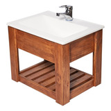 Vanitory Colgante Mueble Para Baño Diseño Nordico + Bacha!