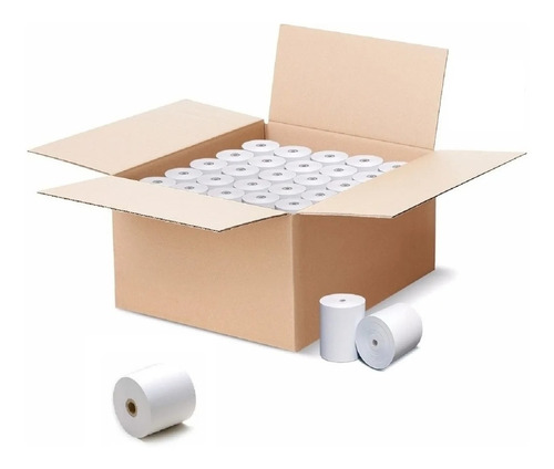 Rollo Térmico 80mm X60 Metros - Caja X 36 Unidades Para Pos