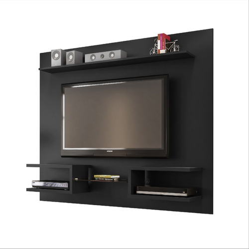 Panel Rack Tv 55  Atlas Negro