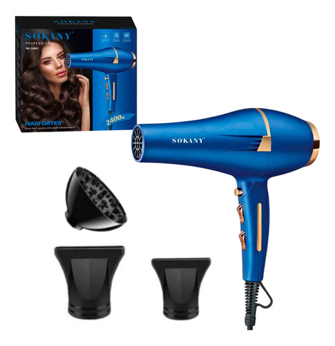 Secador C/ Difusor De Cabelos Profissional Cacho Leve 2400w