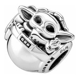 Charm Pandora Grogu Cuna Mandalorian Star Wars Plata Ale925