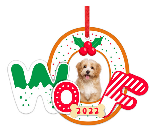 Petcee Marco De Fotos Para Perro, Adornos De Navidad 2022, A