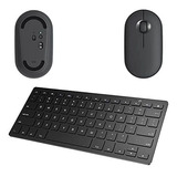 Mouse, Teclado Bluetooth Galaxy Tab A8 X200/x205 10,5  Preto