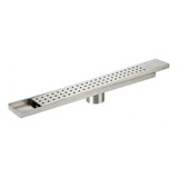 Ralo Linear Invisível Tampa Perfurada Inox 60x8cm Versata