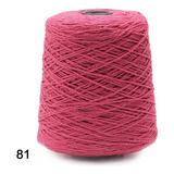 Barbante Fial Colorido N.06 700g 717mts Crochê Cor 81- Pink