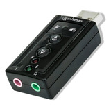 Tarjeta De Sonido Usb 7.1 Hd - Hq Manhattan 152341