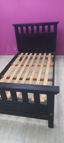 Cama De Madera Maciza