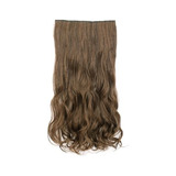 Tic Tac Ondulado Cabelo Orgânico Castanho C/ Mechas Mel 70cm