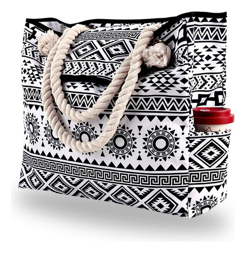 Bolso De Mano Casual Para Mujer Bolso Grande De Playa De Mal