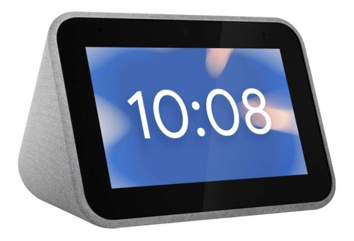 Bocina Inteligente Lenovo Smart Clock Cd-4n341y Con Asistente Virtual Google Assistant, Pantalla Integrada De 4  Color Gray 100v/240v