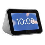 Bocina Inteligente Lenovo Smart Clock Cd-4n341y Con Asistente Virtual Google Assistant, Pantalla Integrada De 4  Color Gray 100v/240v