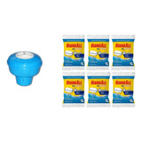 Kit Clorador Flutuador Herbinject + 6 Tabletes De Cloro Hcl