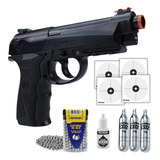 Pistola Co2 Rossi Wingun C12 4,5mm Airgun Bico Preto