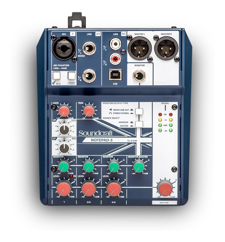 Mixer Soundcraft Notepad-5 Cuo