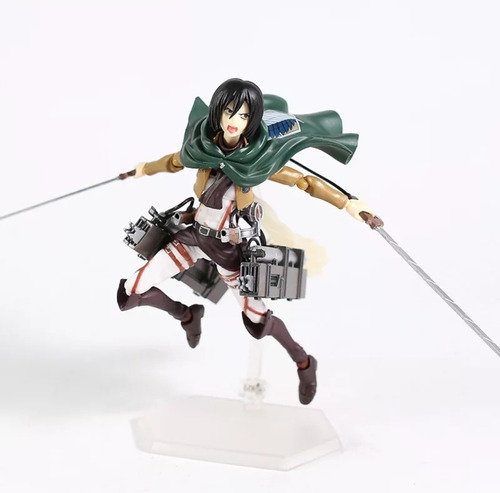 Figura De Colección De Attack On Titan Mikasa Ackerman, 15cm