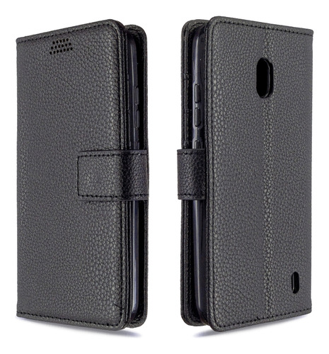 Funda De Piel Con Tapa Horizontal Wi Para Nokia 2.2 Litchi T