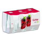 Juego De Vasos X6 Nova Cristar Color Transparente