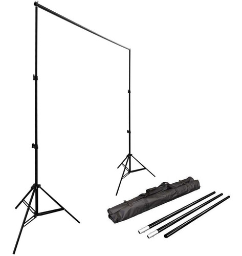 Soporte De Telon Para Estudio Fotográfico Y Video + Estuche