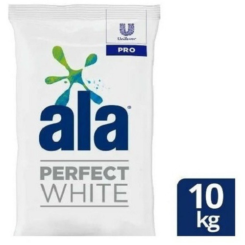 Jabón En Polvo Unilever Ala Perfect White Floral Bolsa  10 kg