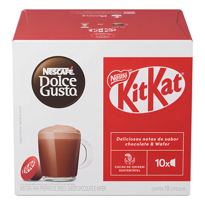 Chococcino Kit Kat Em Cápsula Nescafé Dolce Gusto Caixa 170g | MercadoLivre